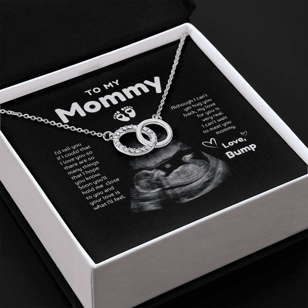 To My Mommy Soon You Will Hold Me Close To You Custom Name And Photo Perfect Pair Necklace Gift For Mom 