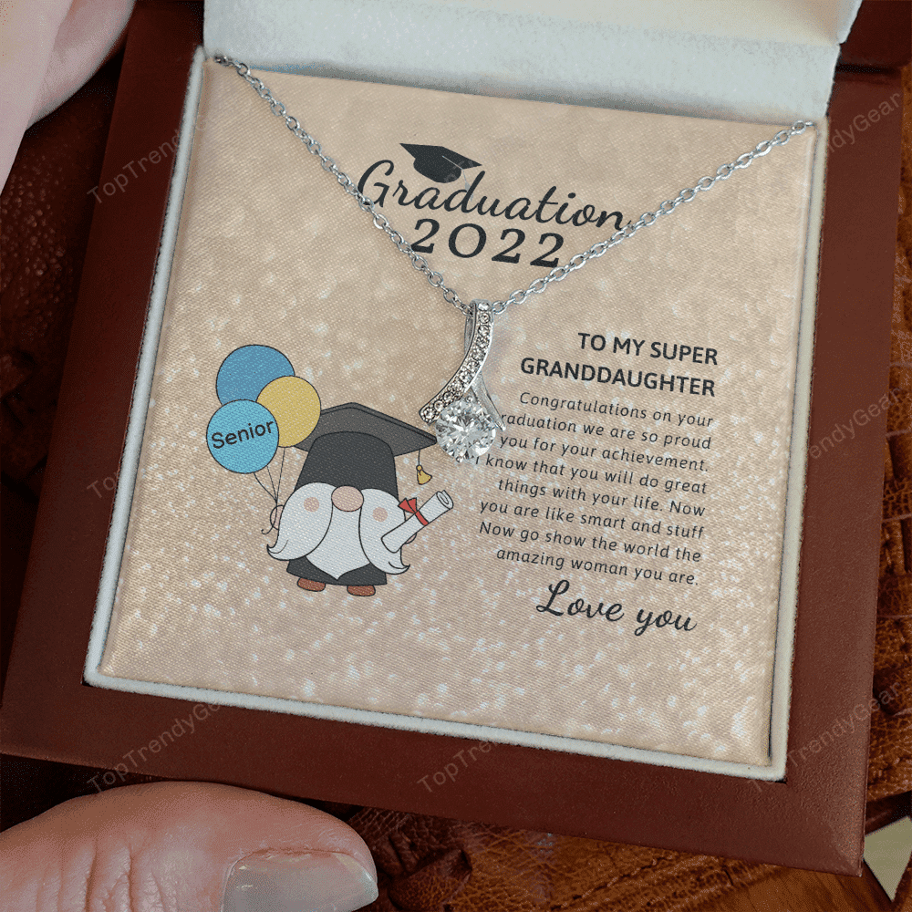 Go Show The World The Amazing Woman You Are Alluring Beauty Necklace Gift For Granddaughter 