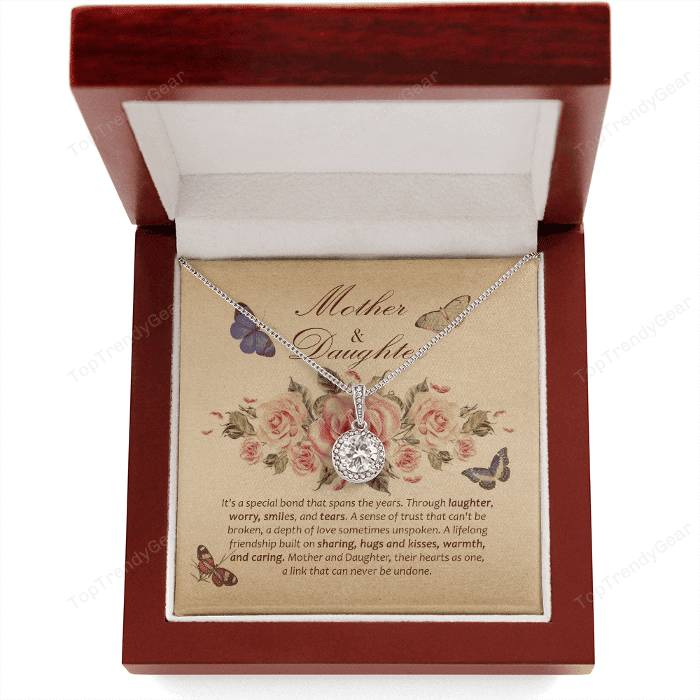 It's A Special Bond That Spans The Years Eternal Hope Necklace Gift For Daughter 