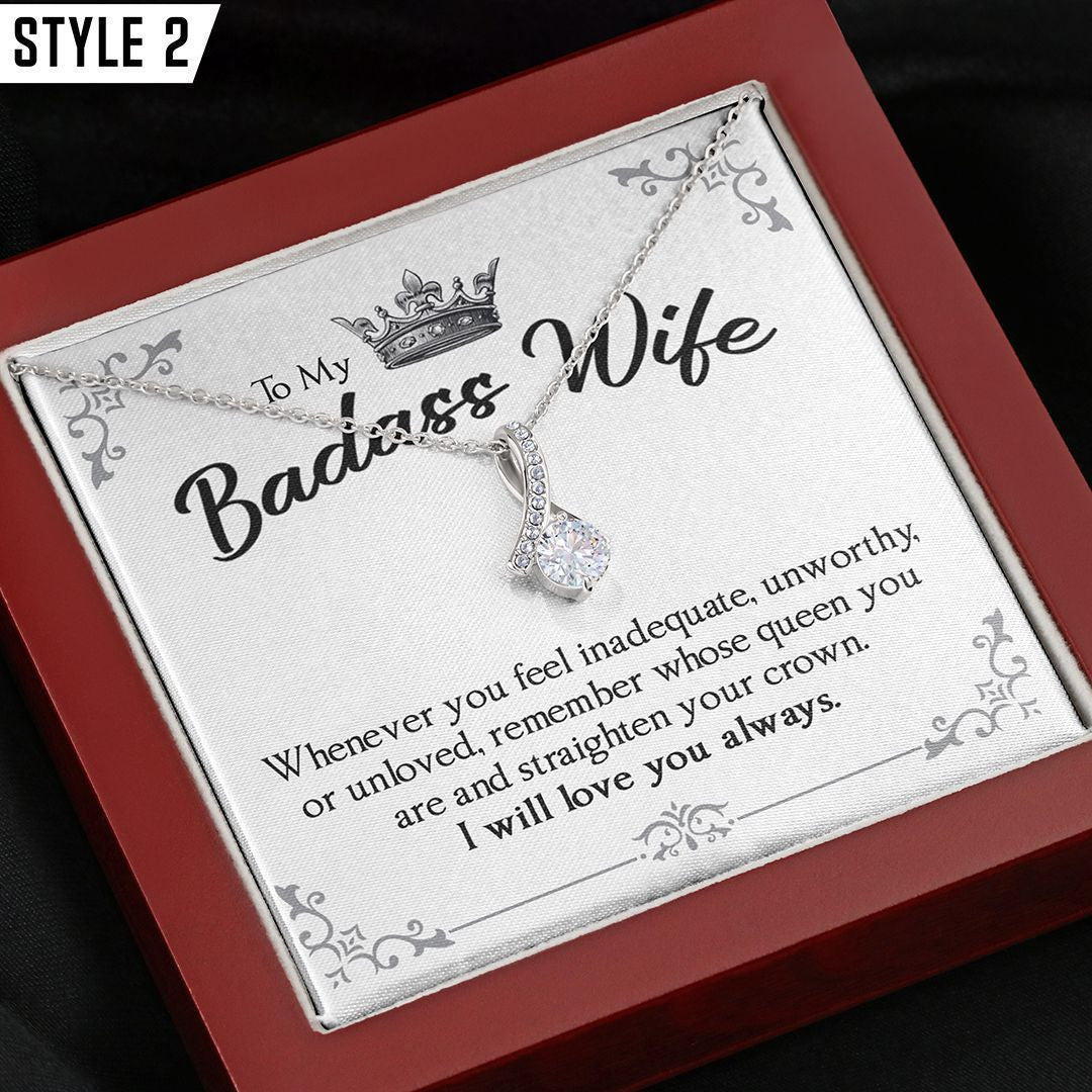 To My Wife Alluring Beauty Necklace You're Not Just The Mother Of My Children Personalized Gift For Wife