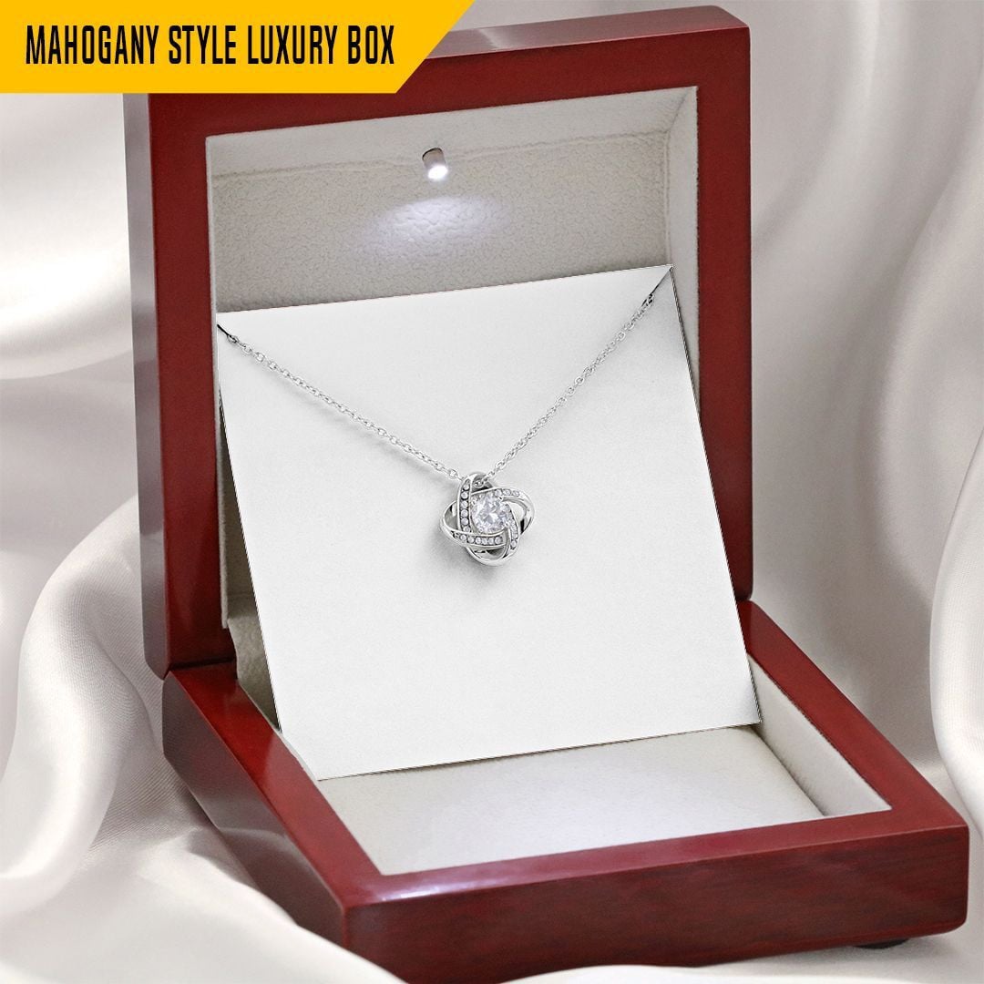 To My Mother In Law Love Knot Necklace I See A Sparkle In Yours Eyes Personalized Gift For Mother In Law