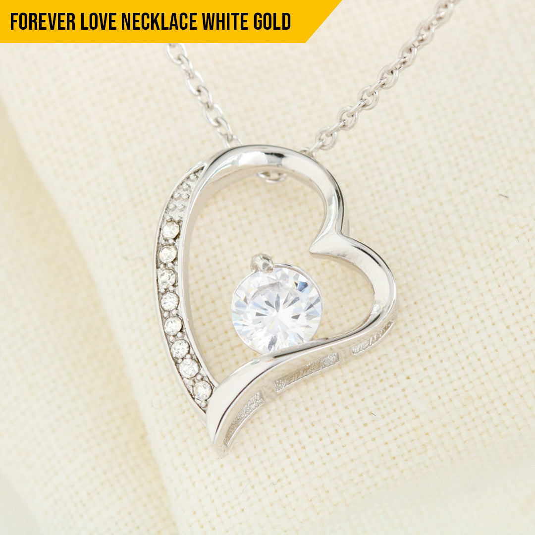 To My Mom Love Knot Necklace From Daughter I Know It's Not Easy For A Woman To Raise A Child Personalized Gift For Mom