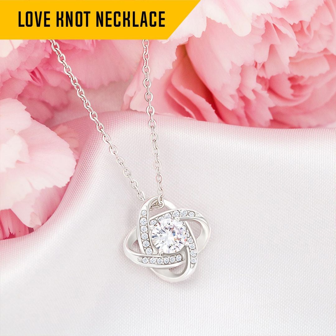 To My Wife Love Knot Necklace To My Soulmate I May Not Be Able To Solve All Your Problems Personalized Gift For Wife