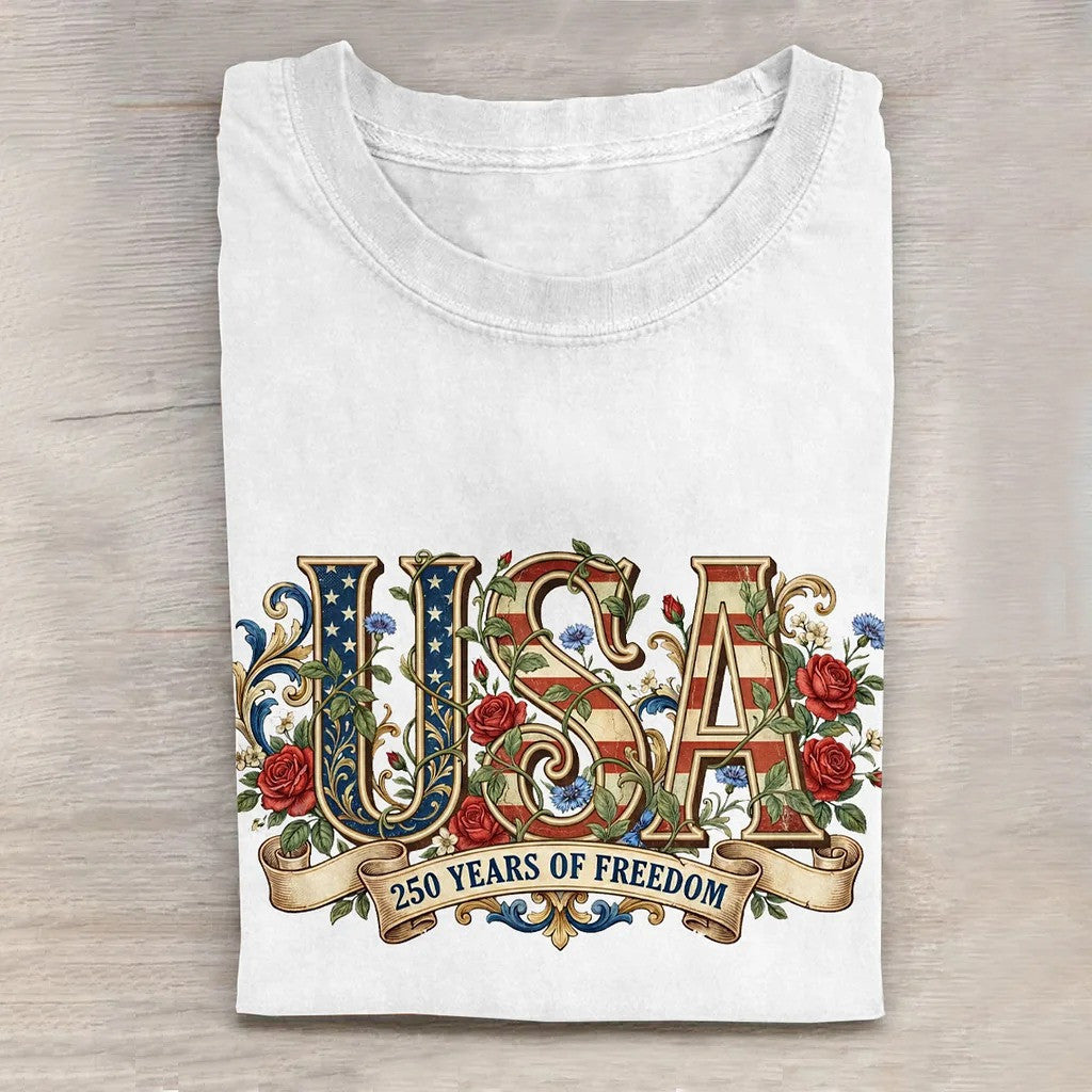 250th Anniversary T-Shirt USA 250 Years Of Freedom Clothing Gift Ideas For Veterans