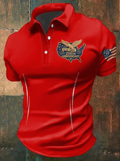 American 250Th Anniversary Polo Shirt 1776 2026 United States Great Clothes Gift For Him