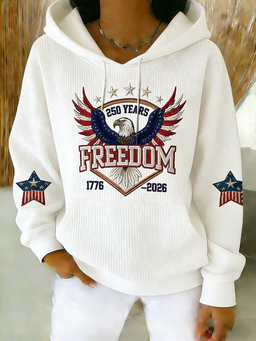 Women's Vintage America 250Th Anniversary Hoodie Freedom 1776 2026 Good Gift For Her