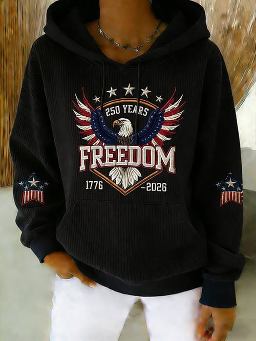 Women's Vintage America 250Th Anniversary Hoodie Freedom 1776 2026 Good Gift For Her