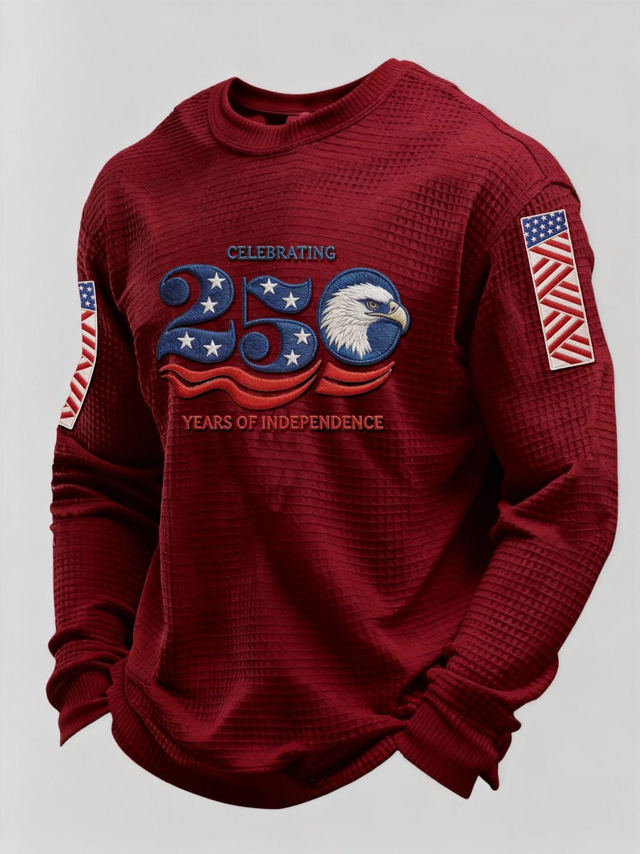 250th Anniversary Long Sleeve Shirt Celebrating 250 Years Of Independence Clothing For Him