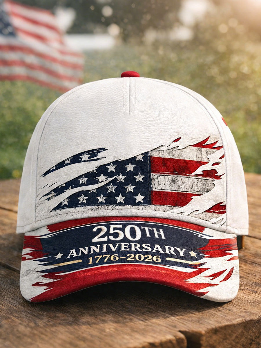 250th Anniversary Hat 1776 2026 American Flag Cap Best Patriotic Present For Him