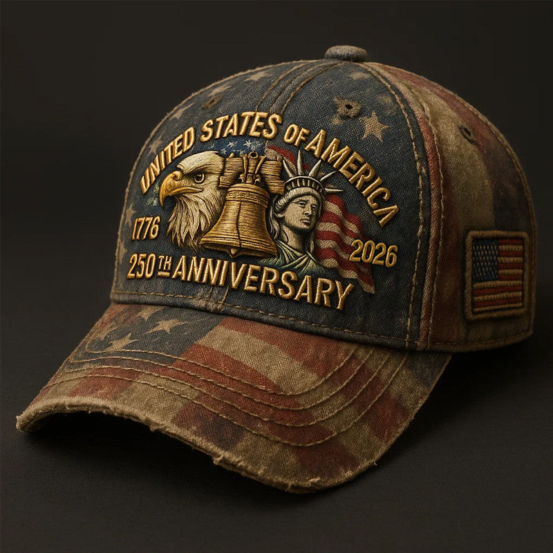 250 Anniversary Usa 1776 2026 Hat Liberty Bell Patriotic Merch Patriotic Gifts For Men