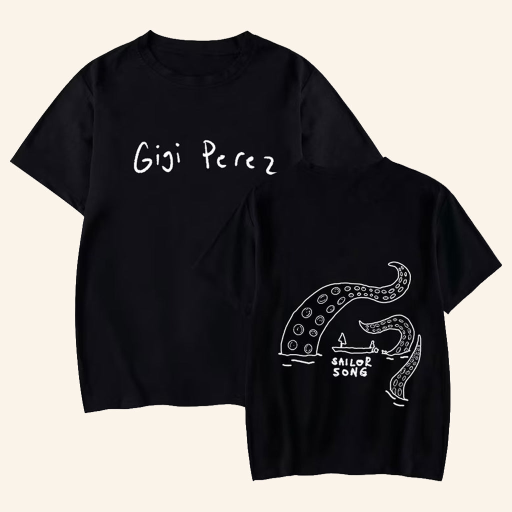 Gigi Perez Merch Sailor Song Black T-Shirt Music Lover Gift Ideas For Him - GypsysystersGift