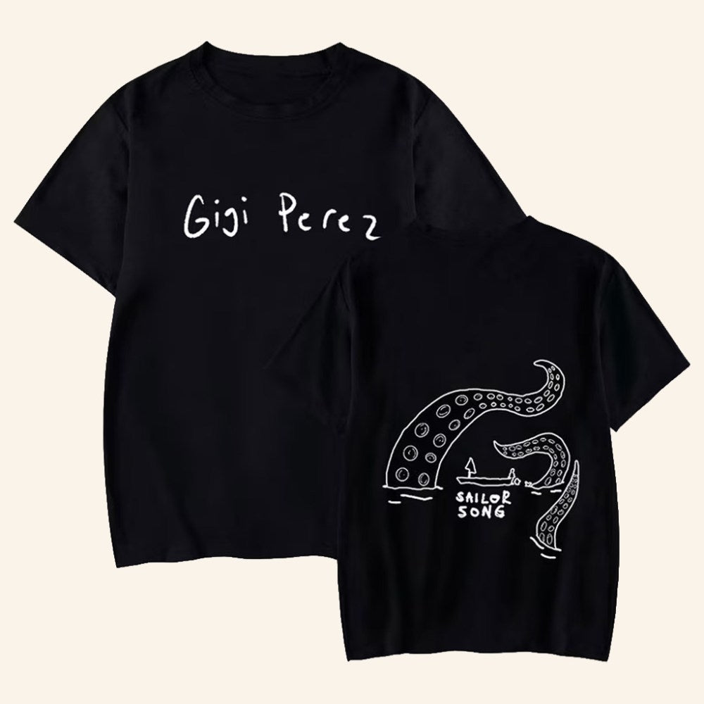 Gigi Perez Merch Sailor Song Black T-Shirt Music Lover Gift Ideas For Him - GypsysystersGift