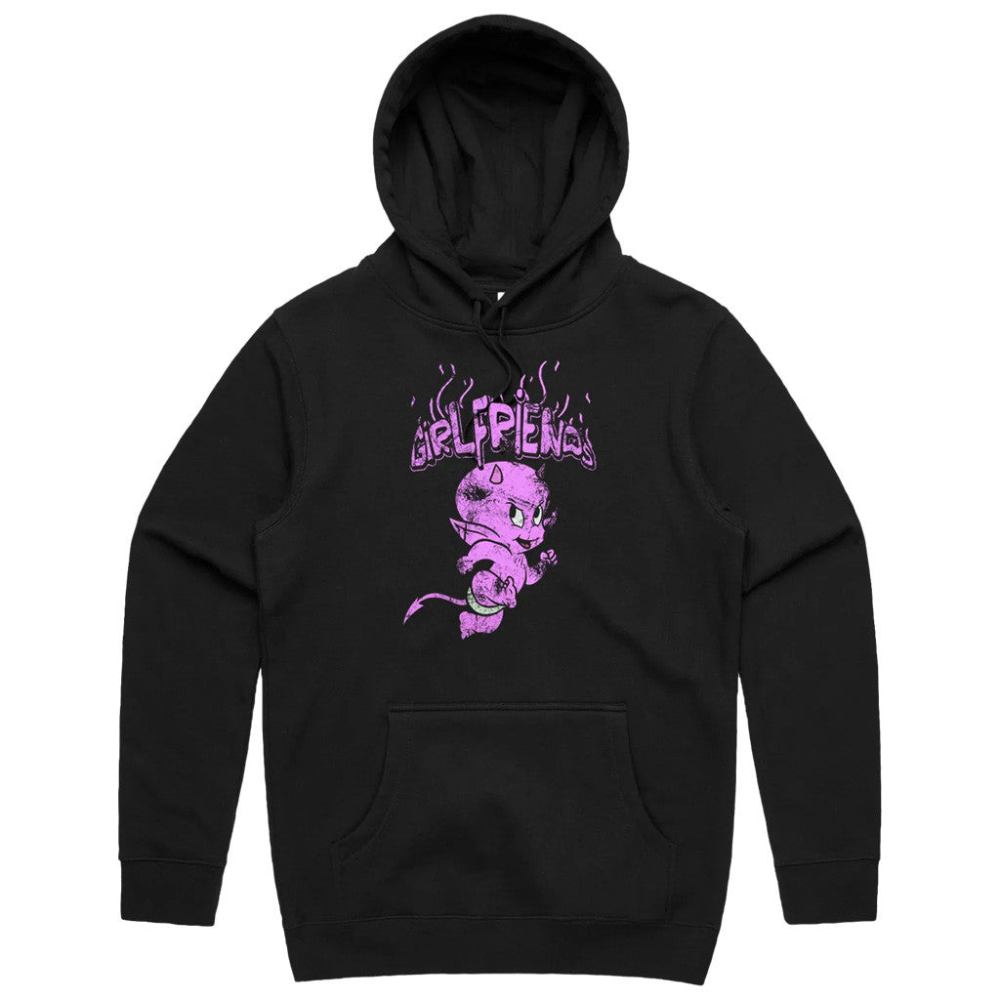 Girlfriend Xo Merch Girlfriends Devil Black Hoodie Gifts For Her - Gypsysystersgift