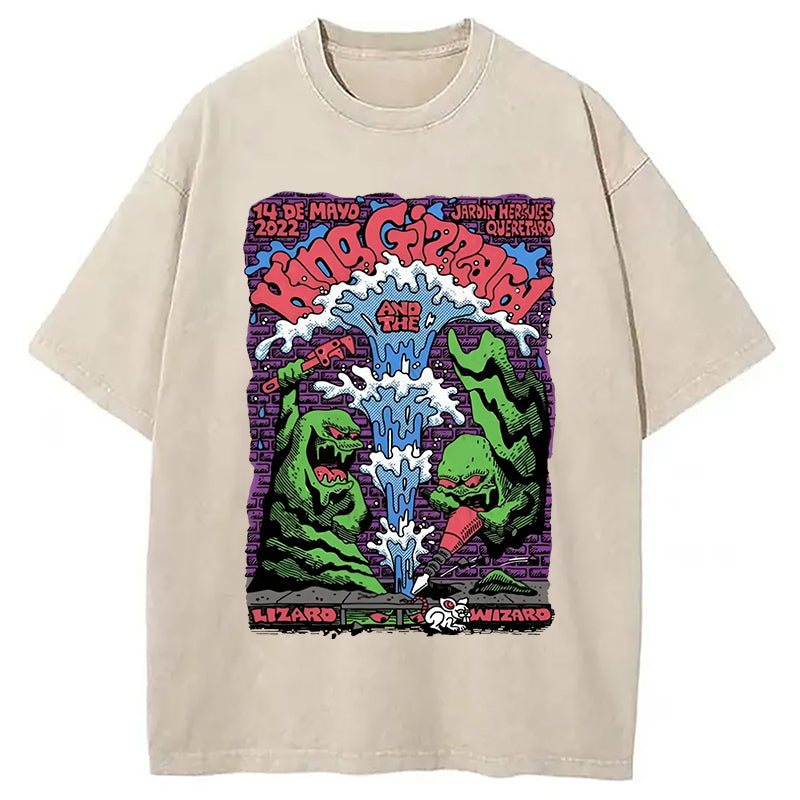 Godzilla Japanese Washed T-Shirt Funny Quote Unisex Shirt Gifts For Her - Gypsysystersgift