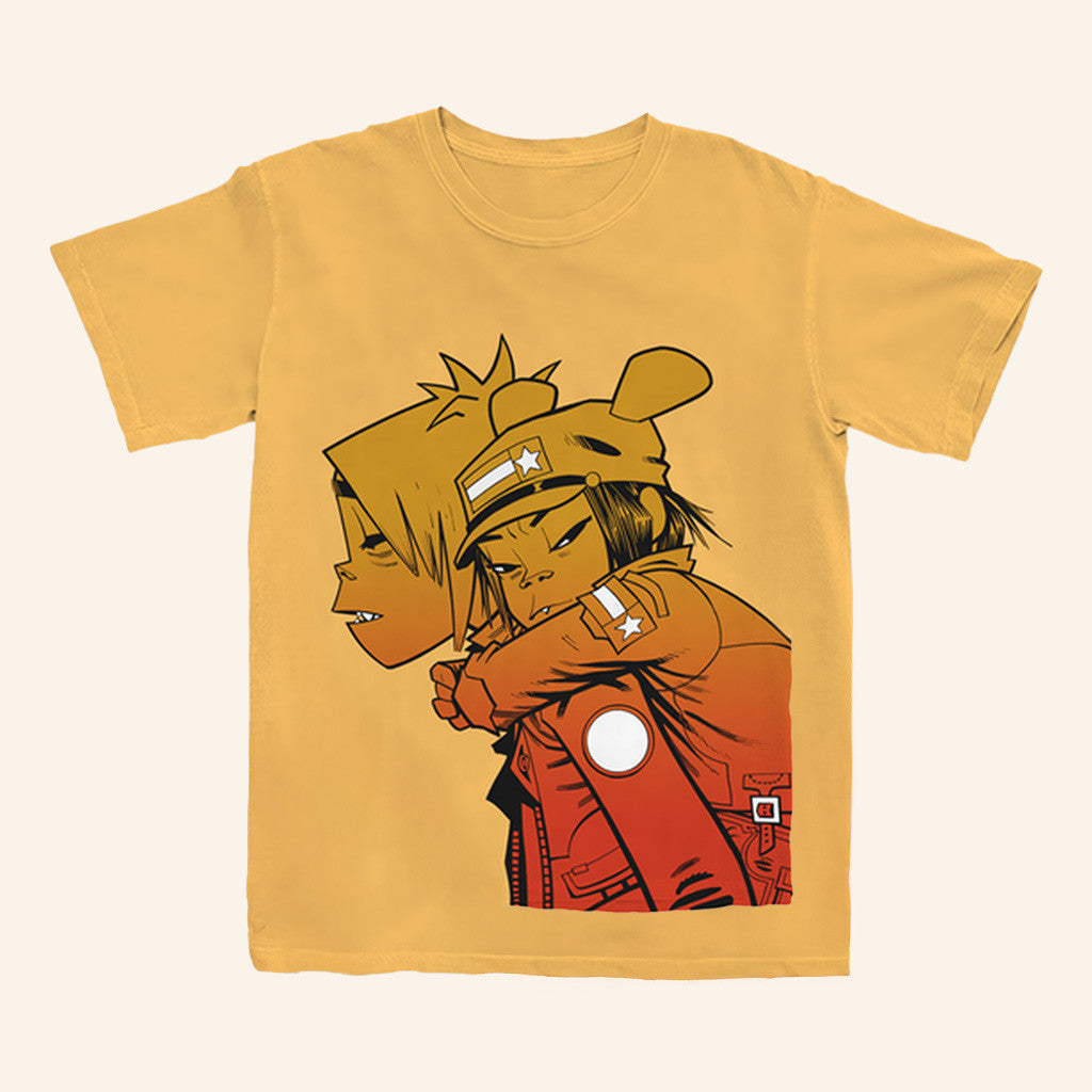 Gorillaz Merch 25 Sunset Piggyback T-Shirt Gift Ideas For Him - GypsysystersGift