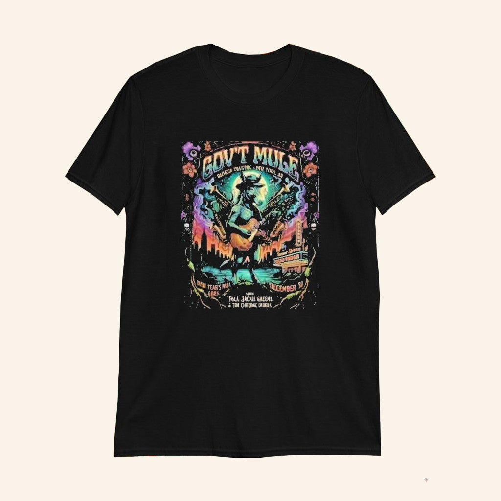 Gov't Mule Concert Poster New Years Run December 31 2025 T-Shirt Gov't Mule Merch Fan Gifts - GypsysystersGift
