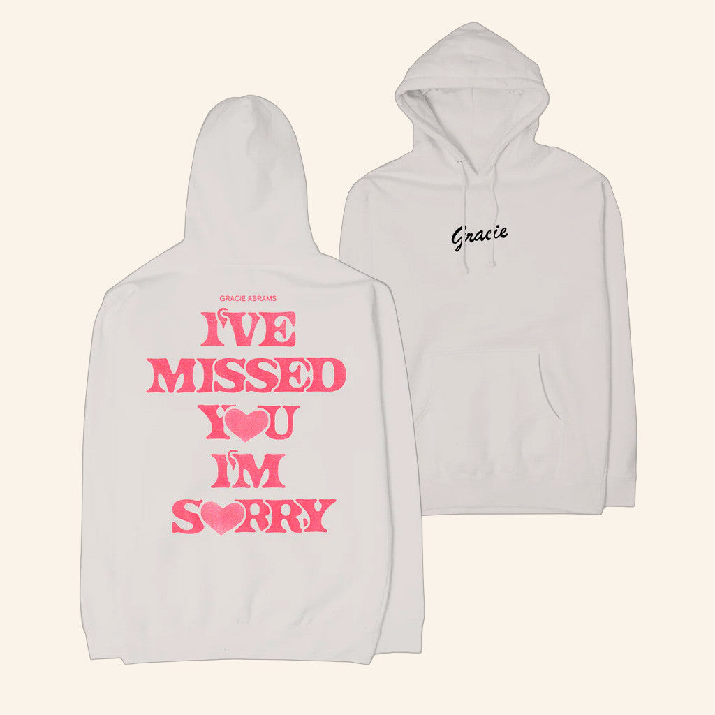 Gracie Abrams Merch I've Missed You I'm Sorry Hoodie Xmas Presents For Her - Gypsysystersgift