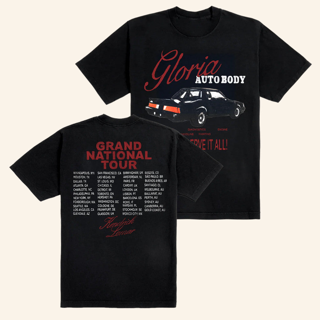 Grand National Tour Merch Kendrick Lamar You Deserve It All T-Shirt Gifts For Fans - Gypsysystersgift