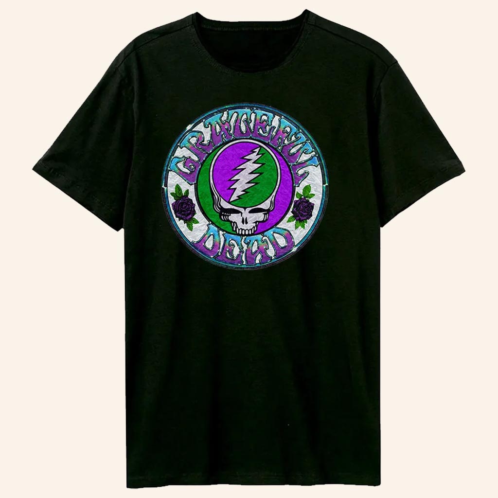 Grateful Dead Merch Stealie T-Shirt Best Gifts For Rock Music Lovers - GypsysystersGift