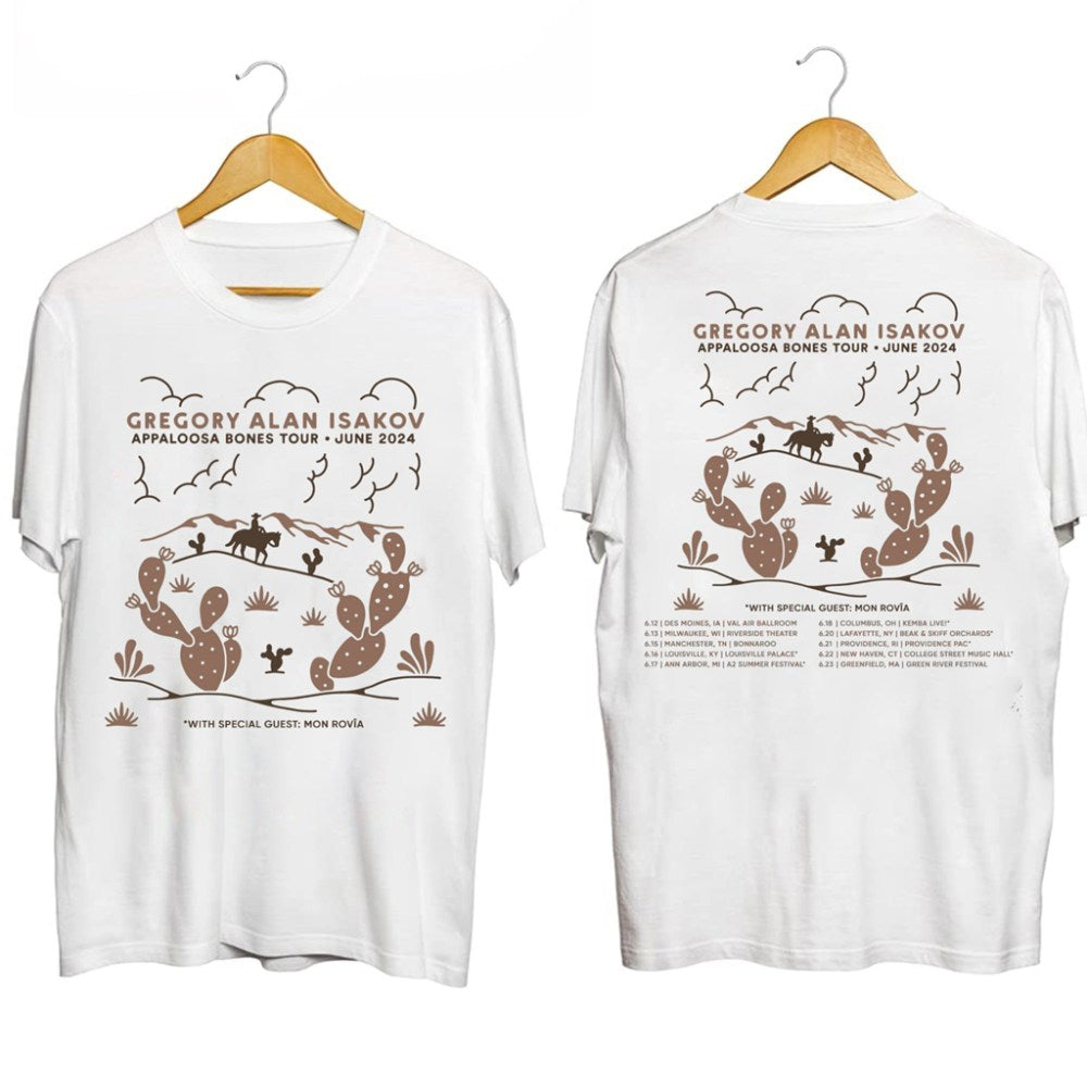 Gregory Alan Isakov 2024 Appaloosa Bones Tour Shirt Fan Merch Music Lover Gift Ideas For Him - Gypsysystersgift