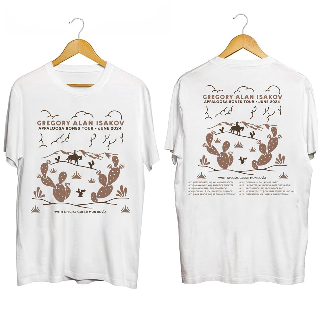 Gregory Alan Isakov 2024 Appaloosa Bones Tour Shirt Fan Merch Music Lover Gift Ideas For Him - Gypsysystersgift