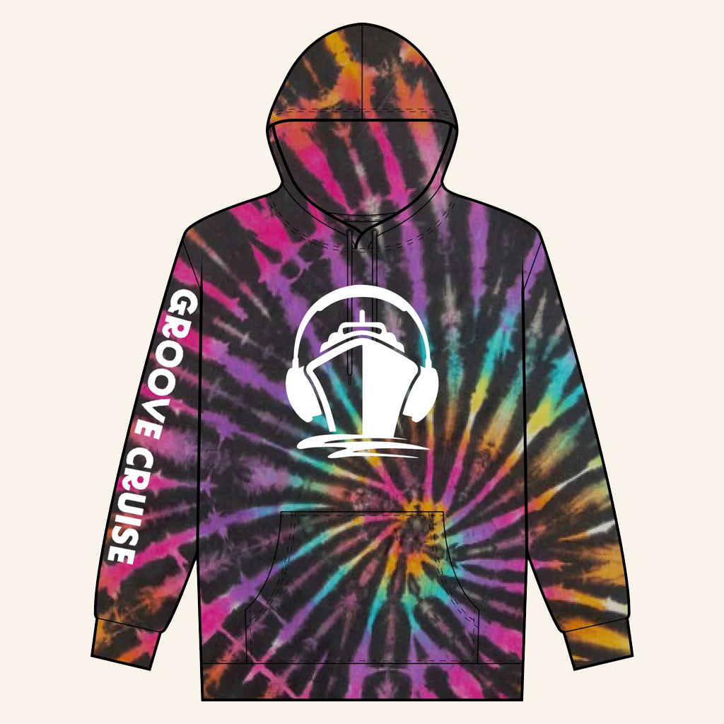 Groove Cruise Merch Groove Cruise Tie Dye Hoodie Good Gifts For Boyfriend - Gypsysystersgift