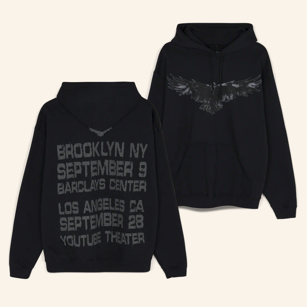 Gunna Merch Crow Black Hoodie Music Lover Gift Ideas For Him - Gypsysystersgift
