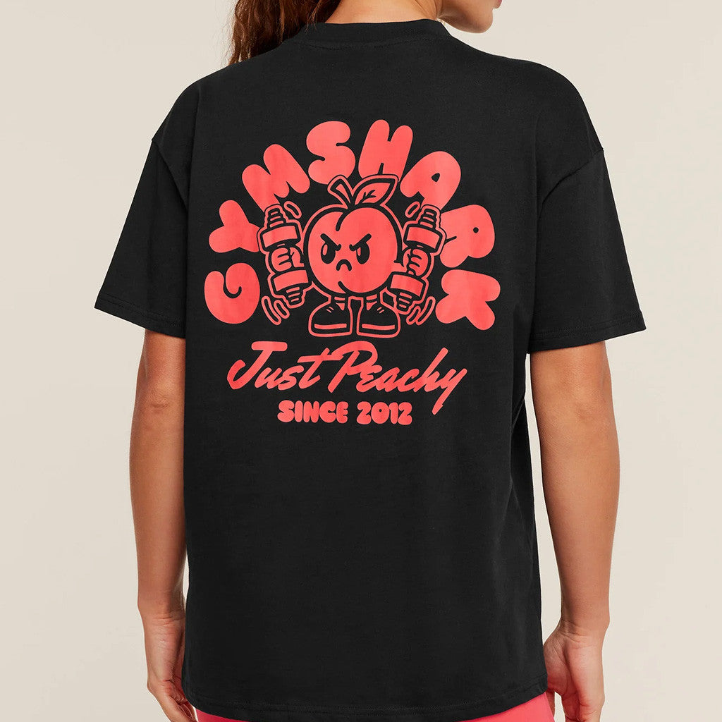 Gymshark Merch Just Peachy Graphic T-Shirt Cool Gifts For Girlfriend - GypsysystersGift