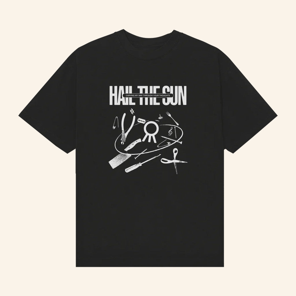 Hail The Sun Merch Monochrome Carve T-Shirt Music Lover Gifts For Him - Gypsysystersgift