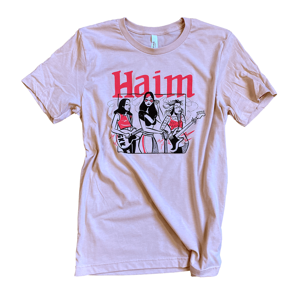 Haim Merch Girls Playing Guitar Haim T-Shirt Mother's Day Gifts For Band Fans Gift Idea for Him - GypsysystersGift