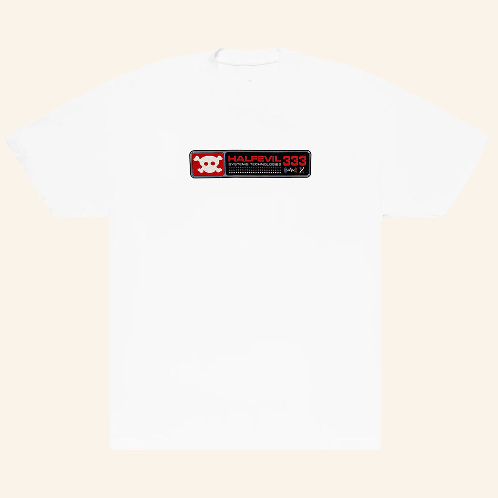 Half Evil Merch System Technologies White T-Shirt Best Gifts For Him - GypsysystersGift