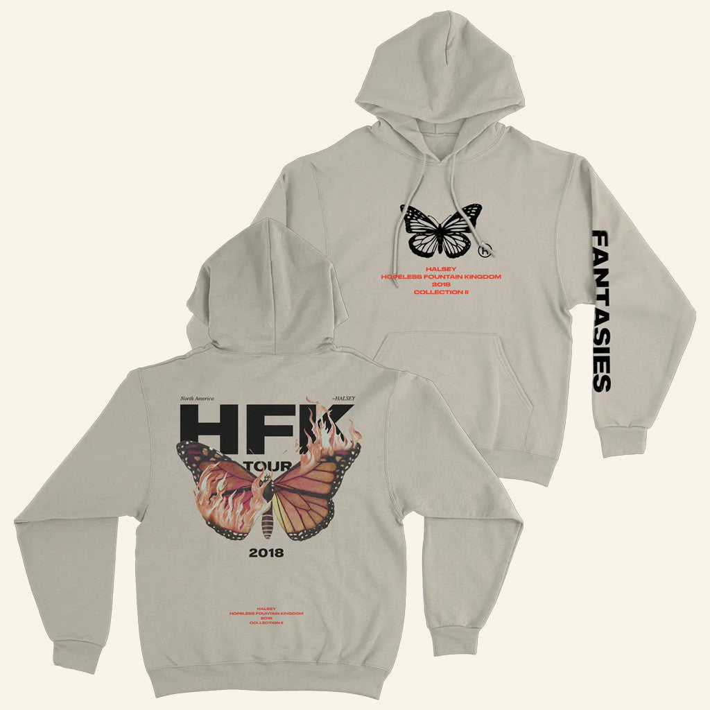 Halsey Merch Butterfly Fantasy Hoodie Music Lover Gift Ideas For Her - Gypsysystersgift