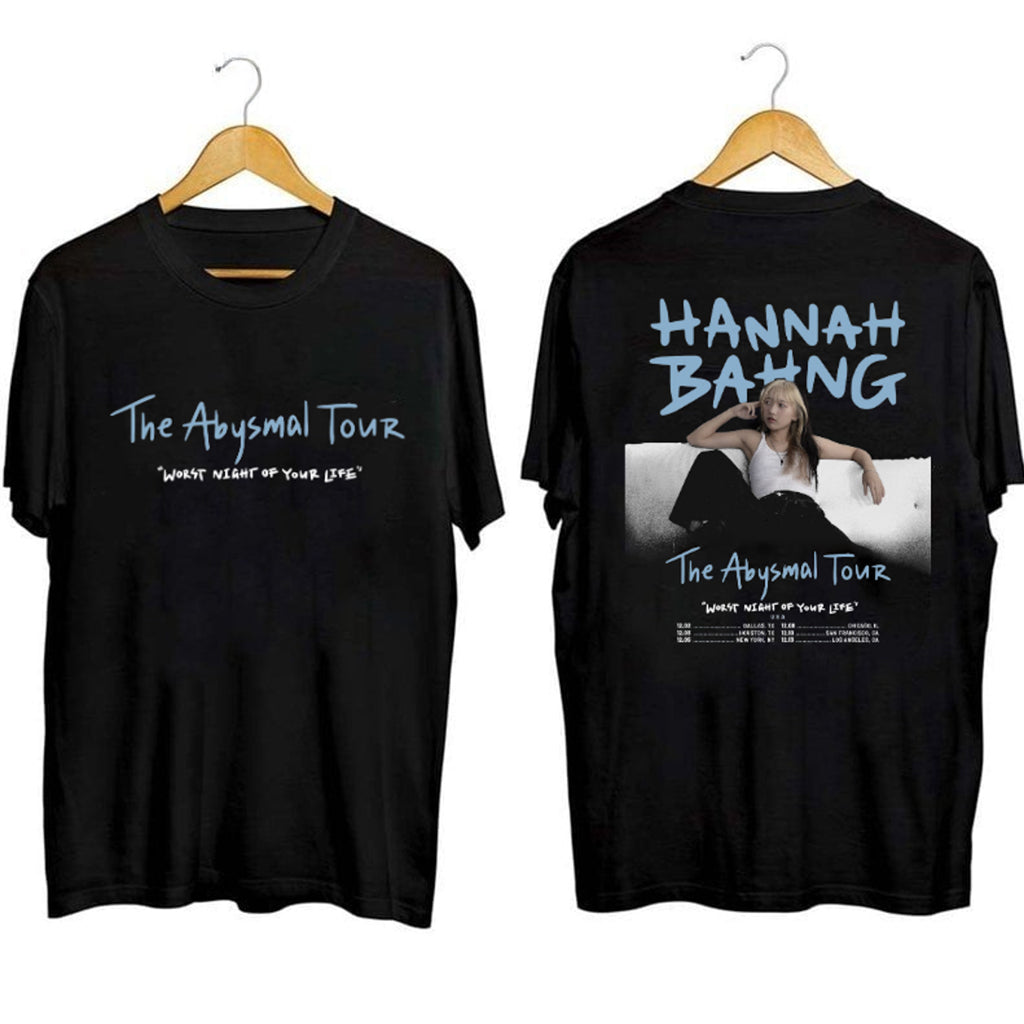 Hannah Bahng The Abysmal Tour Shirt Hannah Bahng Merch Gift Ideas For Her - Gypsysystersgift