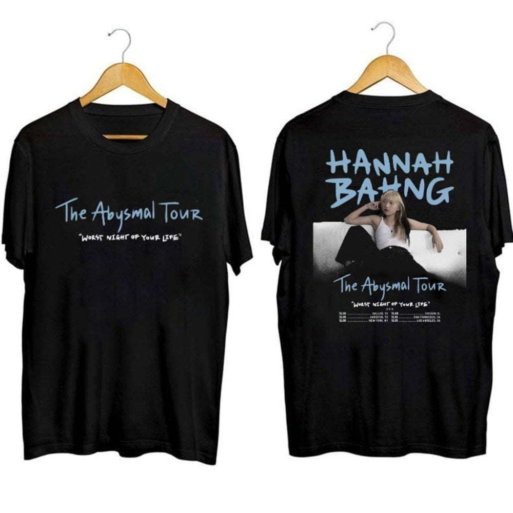 Hannah Bahng The Abysmal Tour Shirt Hannah Bahng Merch Gift Ideas For Her - Gypsysystersgift