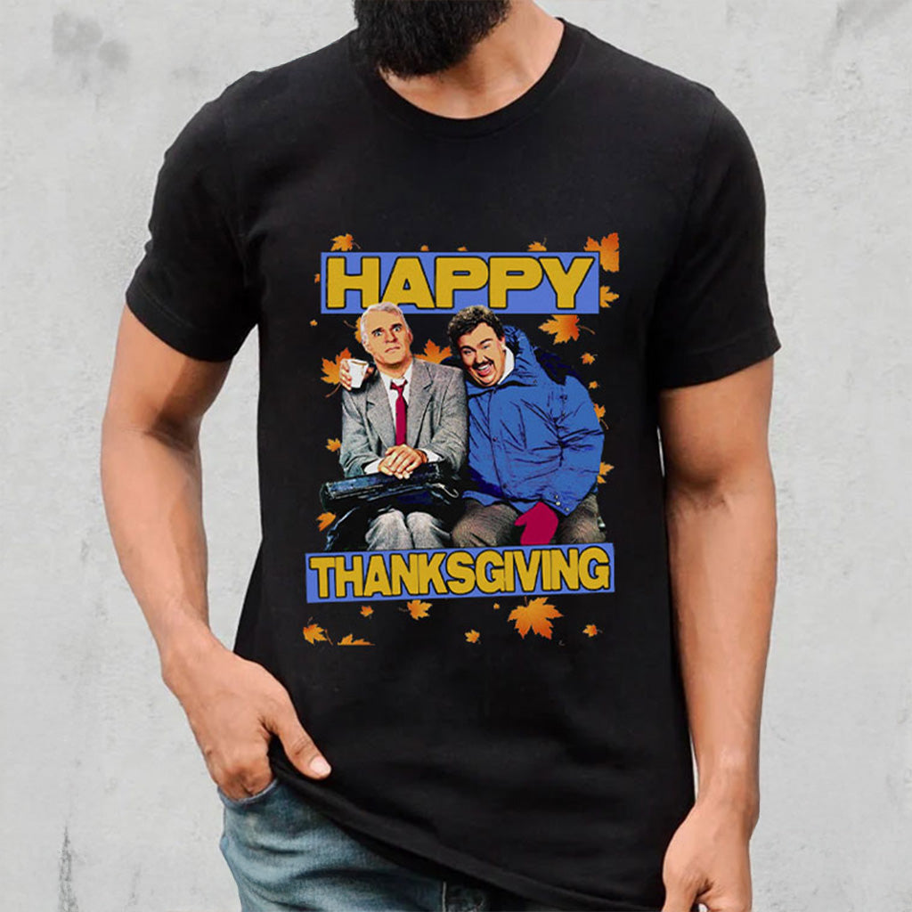 Happy Thanksgiving Planes Trains And Automobiles Movie T-Shirt Gifts For Father - Gypsysystersgift