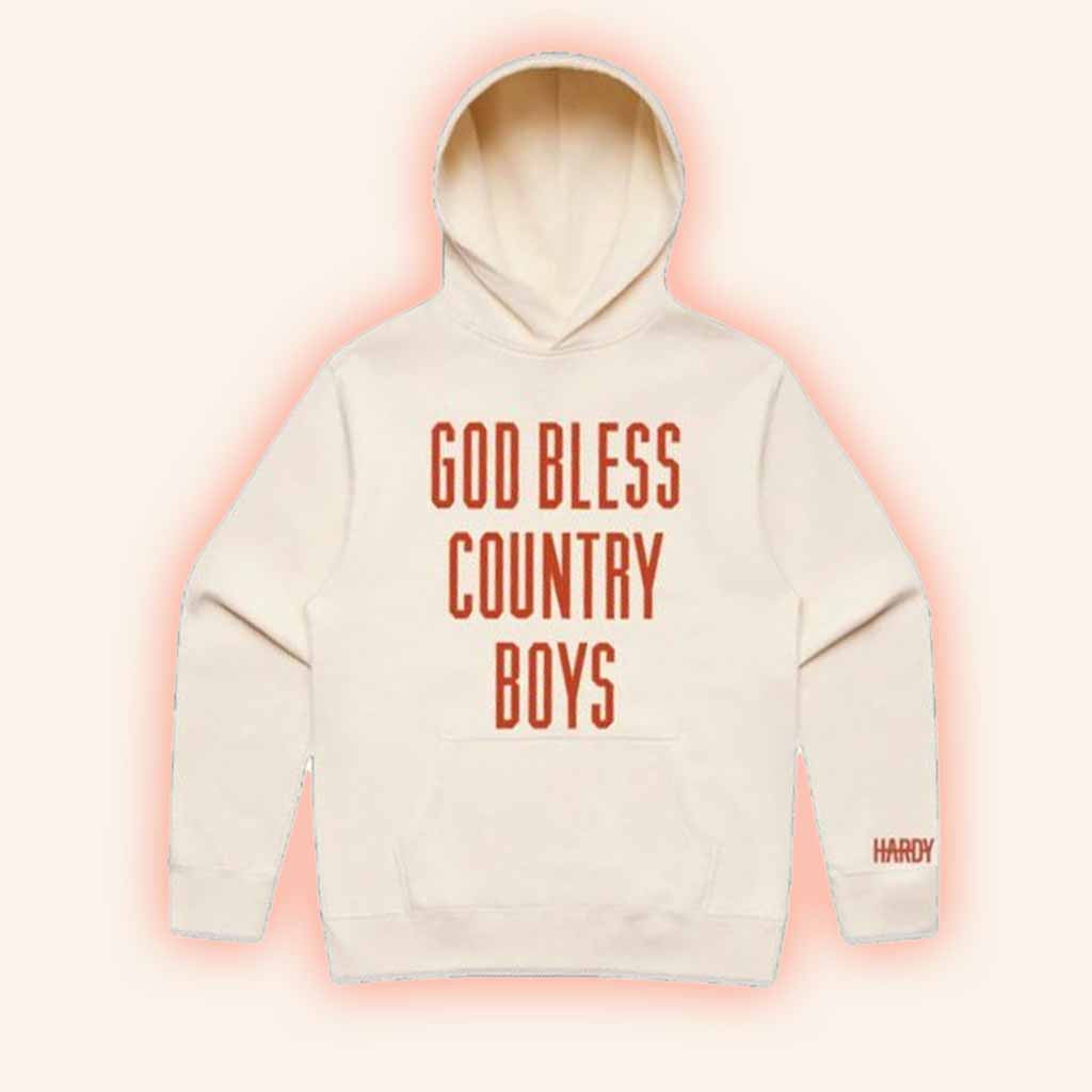 Hardy Merch God Bless Country Boys Hoodie Music Lover Gifts For Him - Gypsysystersgift