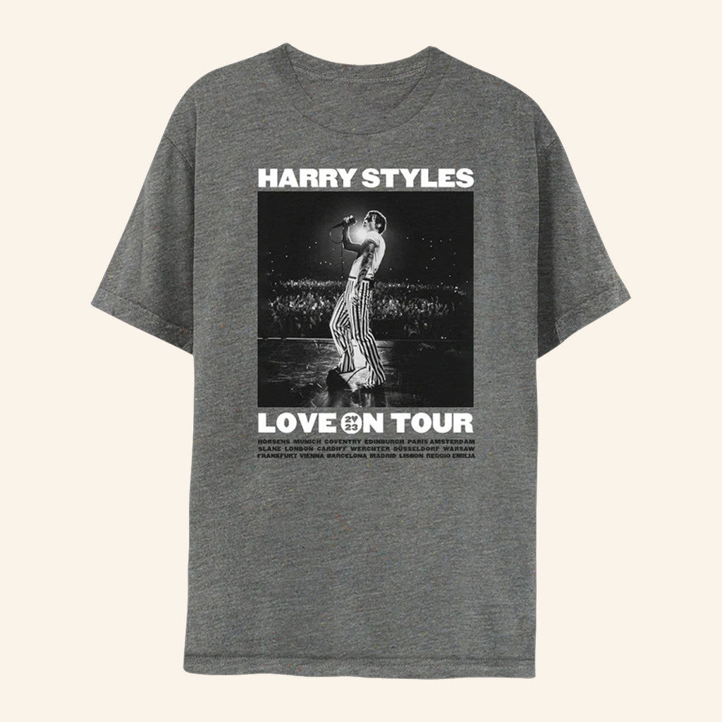 Harry Styles Merch Love On Tour Photo T-Shirt Music Lover Gifts For Him - GypsysystersGift