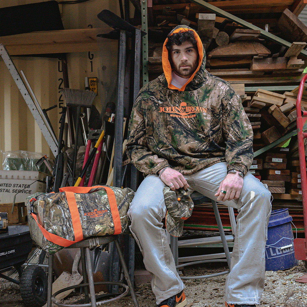 Hasan Piker Merch John Brown Hunting Club Camo Hoodie Hasanabi Merch Dad Father's Day Gifts - Gypsysystersgift