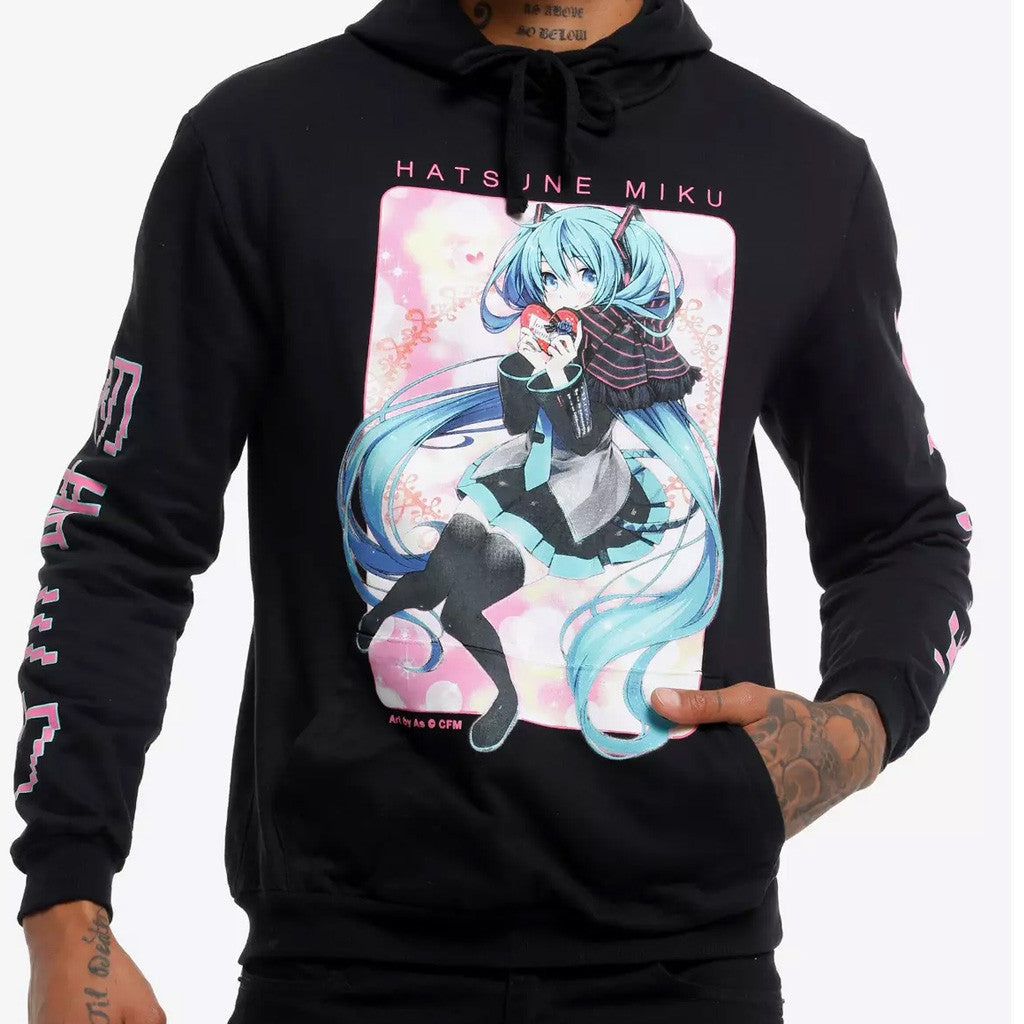 Hatsune Miku Merch Hatsune Miku Winter Outfit Hoodie Best Gifts For Him - Gypsysystersgift