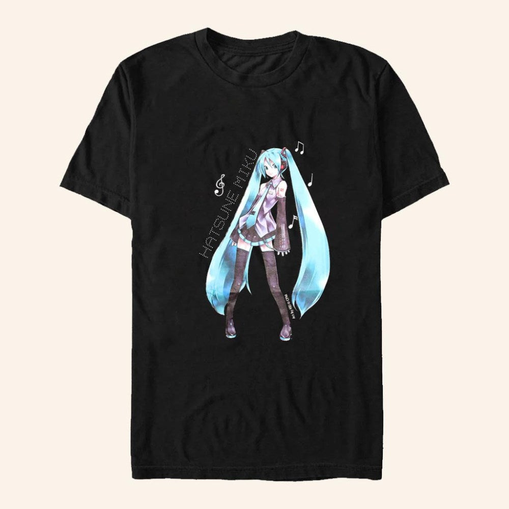 Hatsune Miku Merch Musical Icon T-Shirt Music Lover Gift Ideas For Him - GypsysystersGift