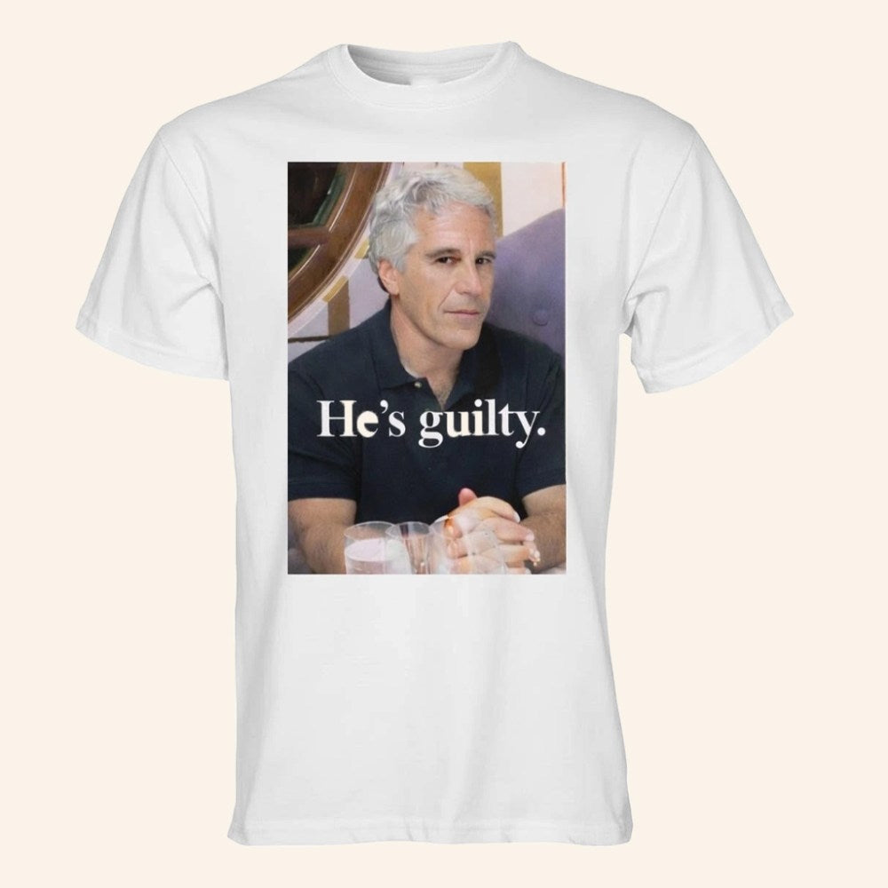 He's Guilty Merch Island T-Shirt Jeffrey Epstein Guilty Shirt Gifts For Adult - GypsysystersGift