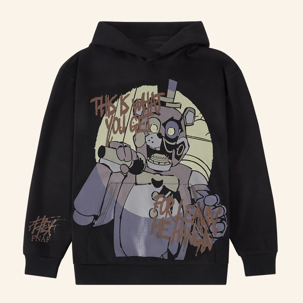 Hex Merch Freddy Fazbear This Is What You Get For Trying To Fix Me Hoodie Present For Him - Gypsysystersgift