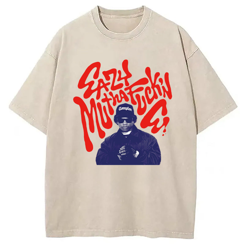 Hip Hop Hullabaloo Washed T-Shirt Classic Graphic Fashion Tee Gifts For Best Friend - Gypsysystersgift