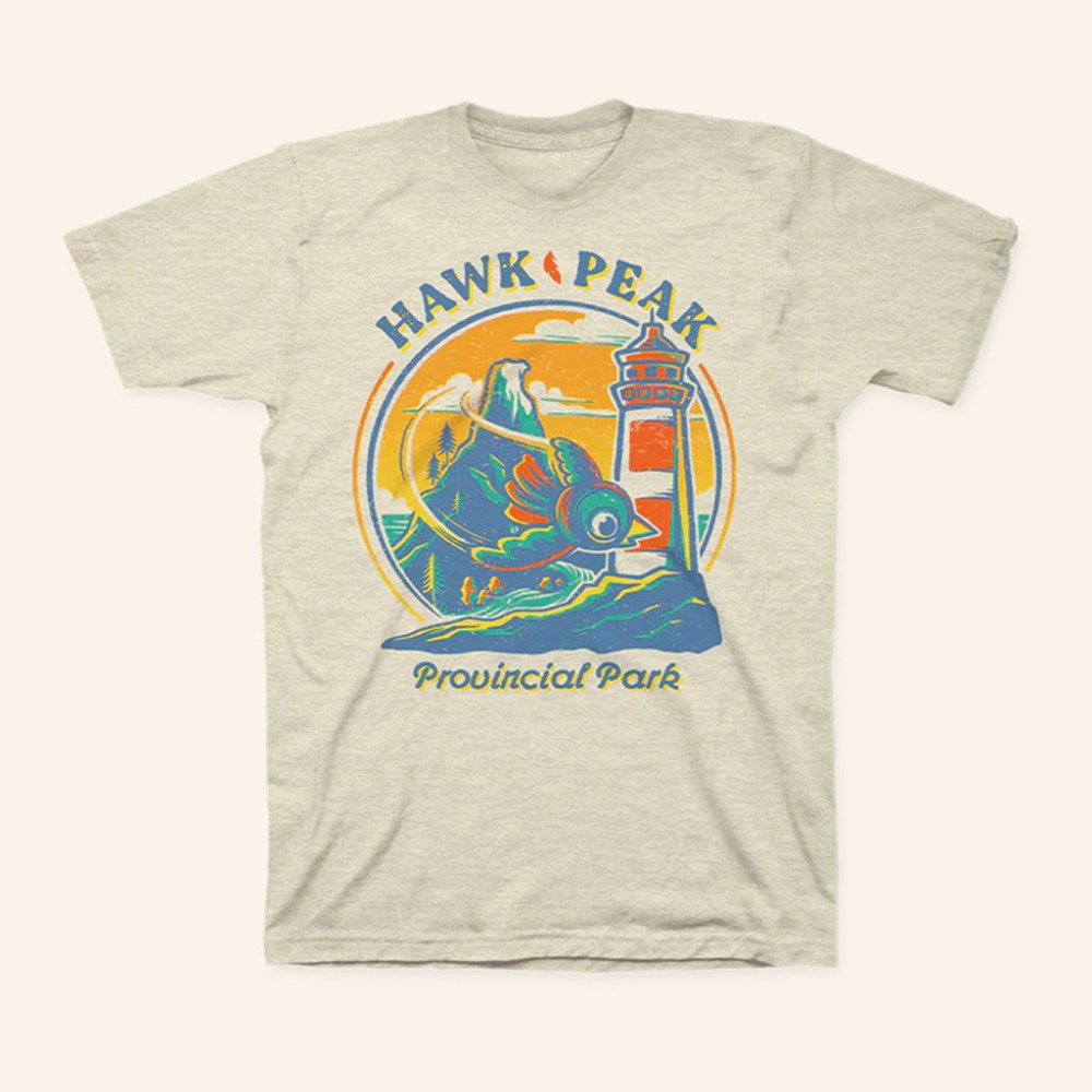 Homestar Runner Merch A Short Hike Hawk's Peak Provincial Park T-Shirt Gifts For Him - Gypsysystersgift