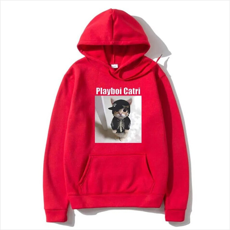 Hoodie Best Famous Rapper Playboi Carti Kitty Graphic Gifts For Him Merch Apparel - Gypsysystersgift