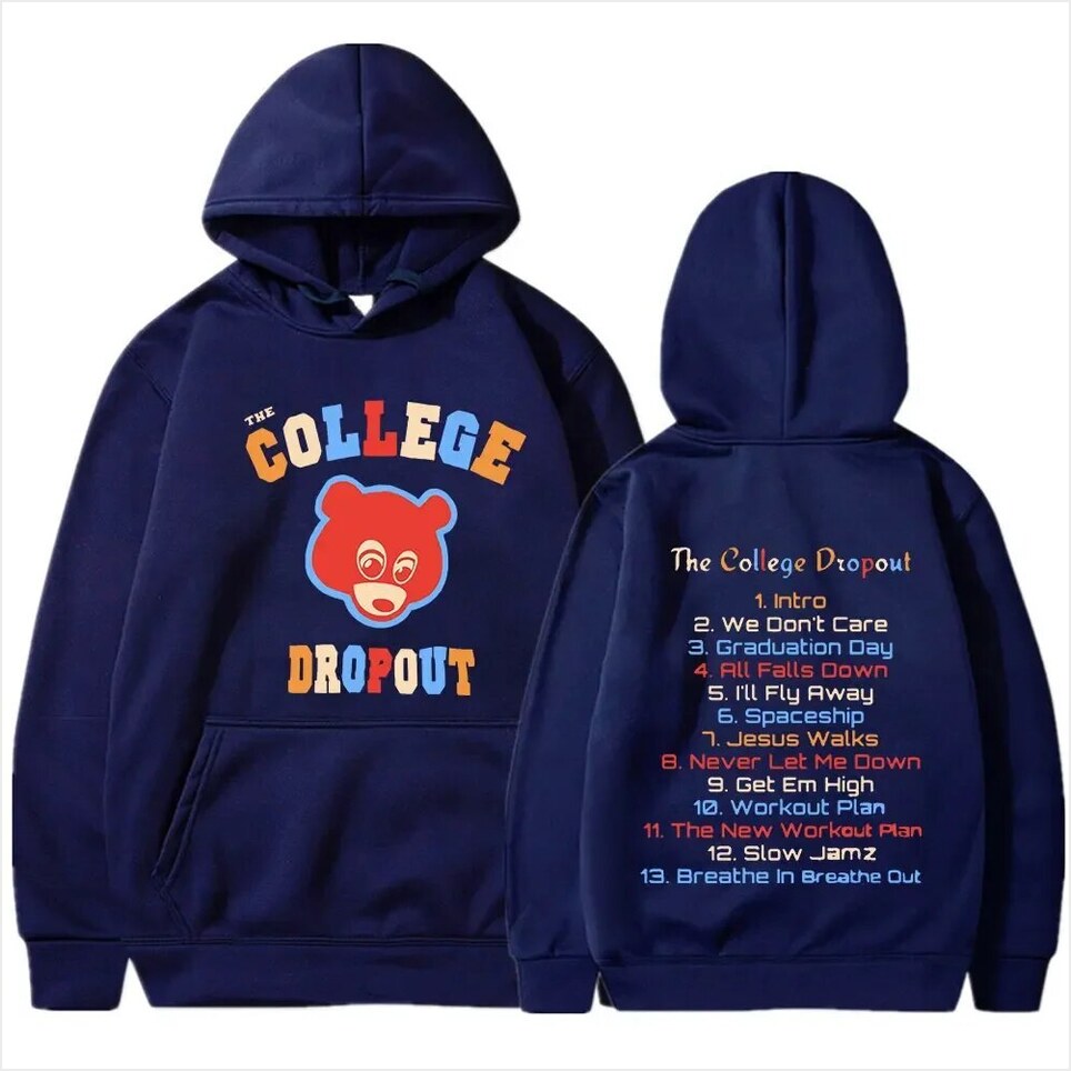 Hoodie Tuledai Rapper Kanye West College Dropout Music Album Gifts For Him Merch Clothing - Gypsysystersgift