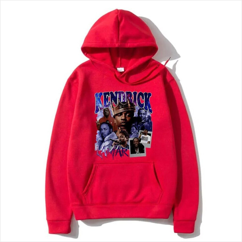 Hoodie Vintage Rapper Kendrick Lamar Graphic Print Gifts For Her Merch Apparel - Gypsysystersgift