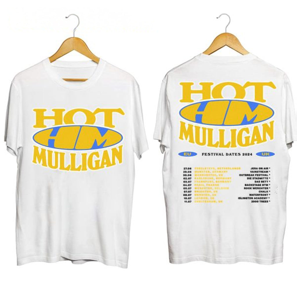 Hot Mulligan Festival Dates EU UK Tour Shirt Hot Mulligan Merch Gifts For Music Fans - Gypsysystersgift