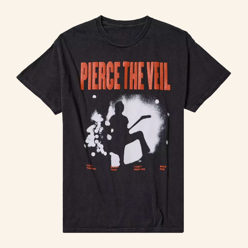 Hot Topic Merch Pierce The Veil Silhouette T-Shirt Pierce The Veil Merch Gift Ideas For Him - Gypsysystersgift