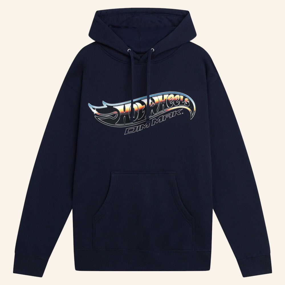 Hot Wheels x Dim Mak Collection Merch Cityscape Logo Hoodie Birthday Gift Ideas For Him - Gypsysystersgift